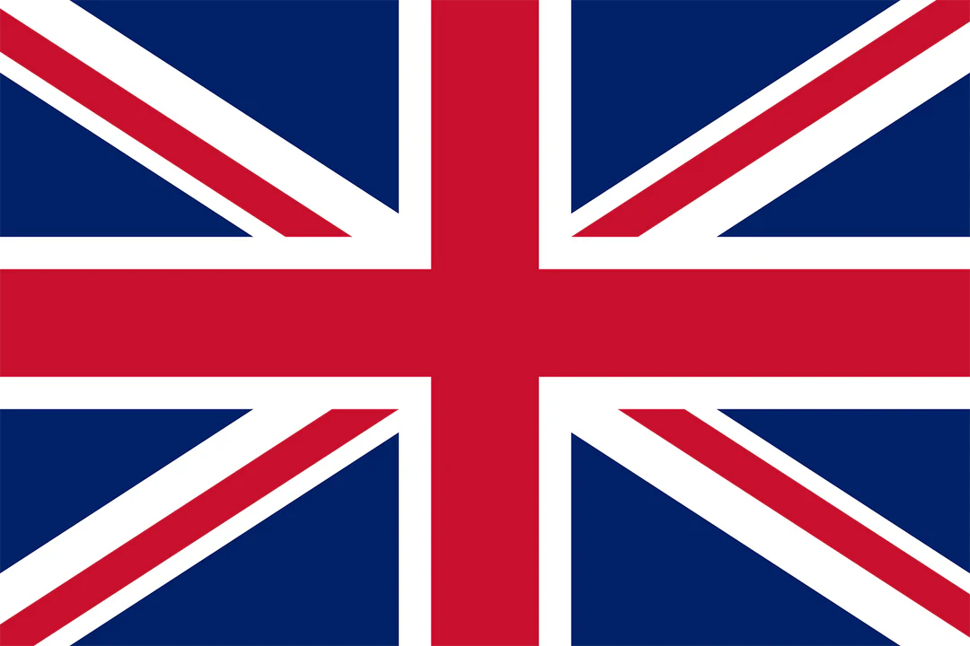 Flag Charm Gold