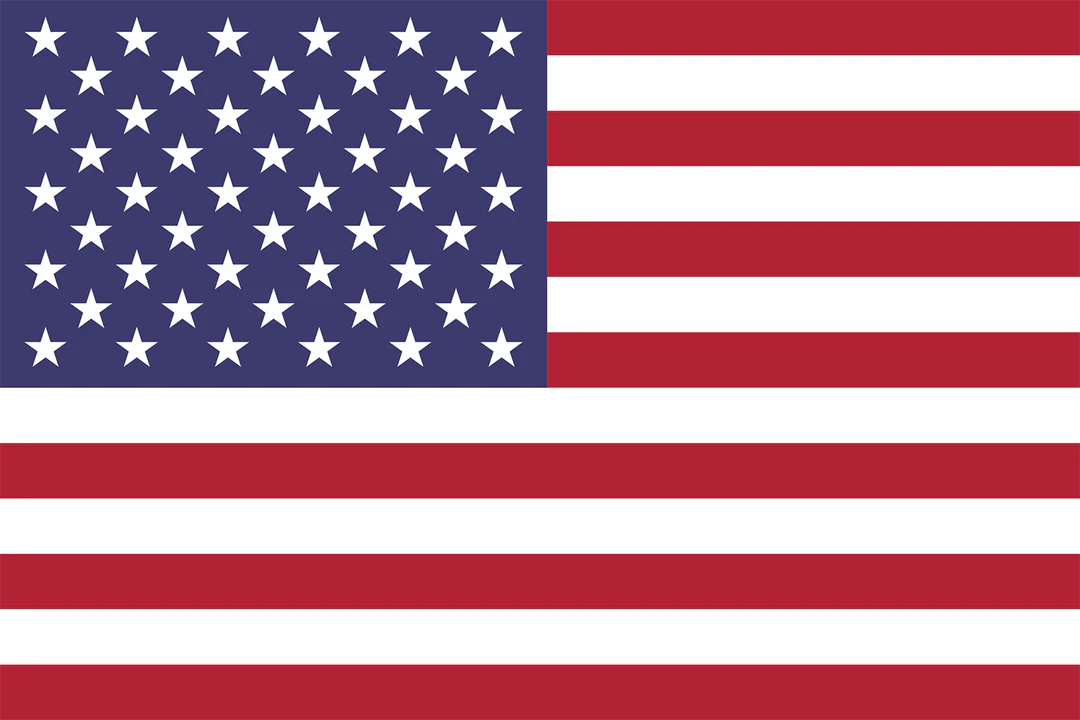 Flag Charm Gold