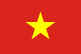 Flag Charm Gold
